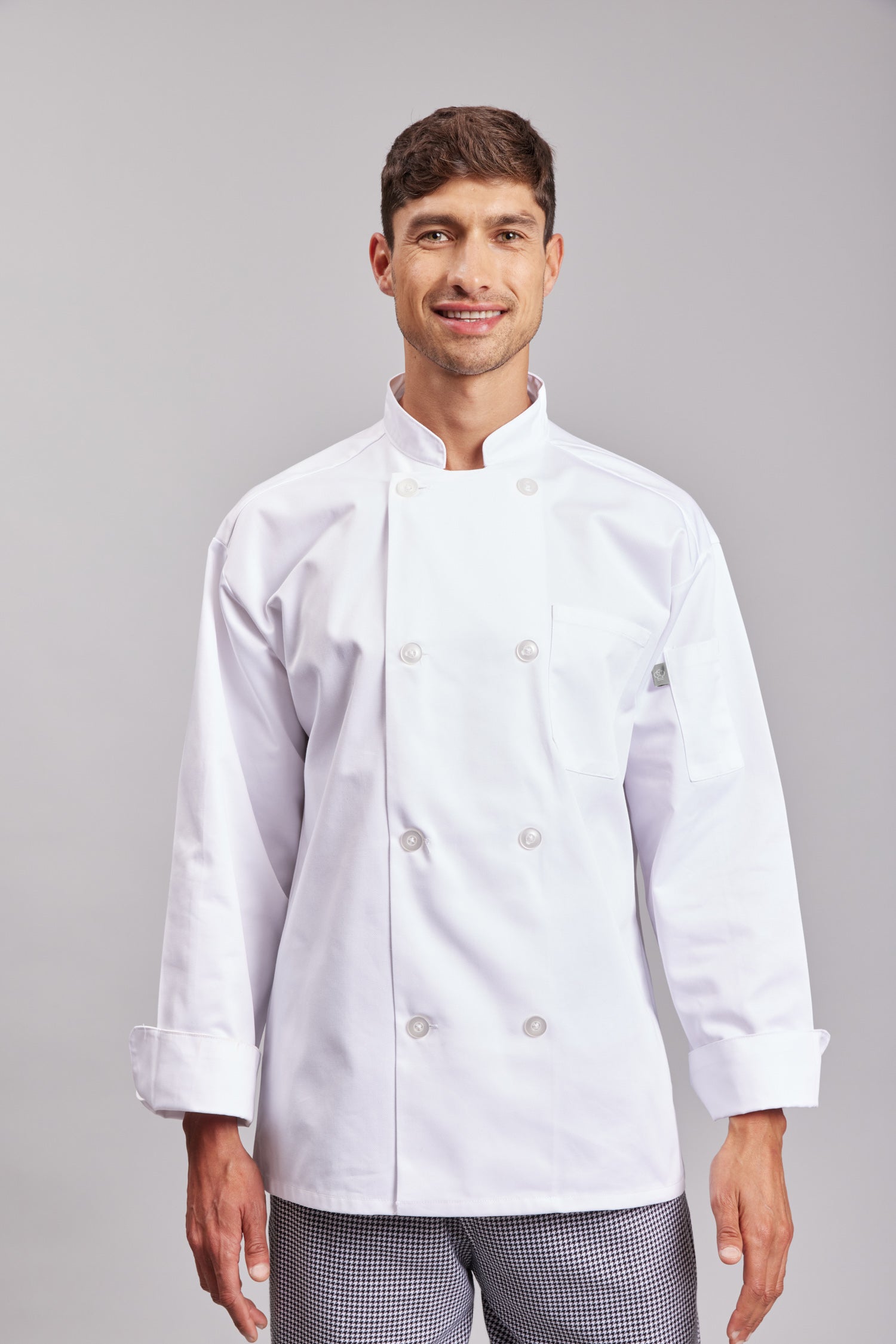 Chaqueta Prime Chef Unisex Boston Blanca
