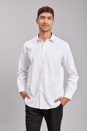 Camisa Oxford Light M/L Blanca Hombre