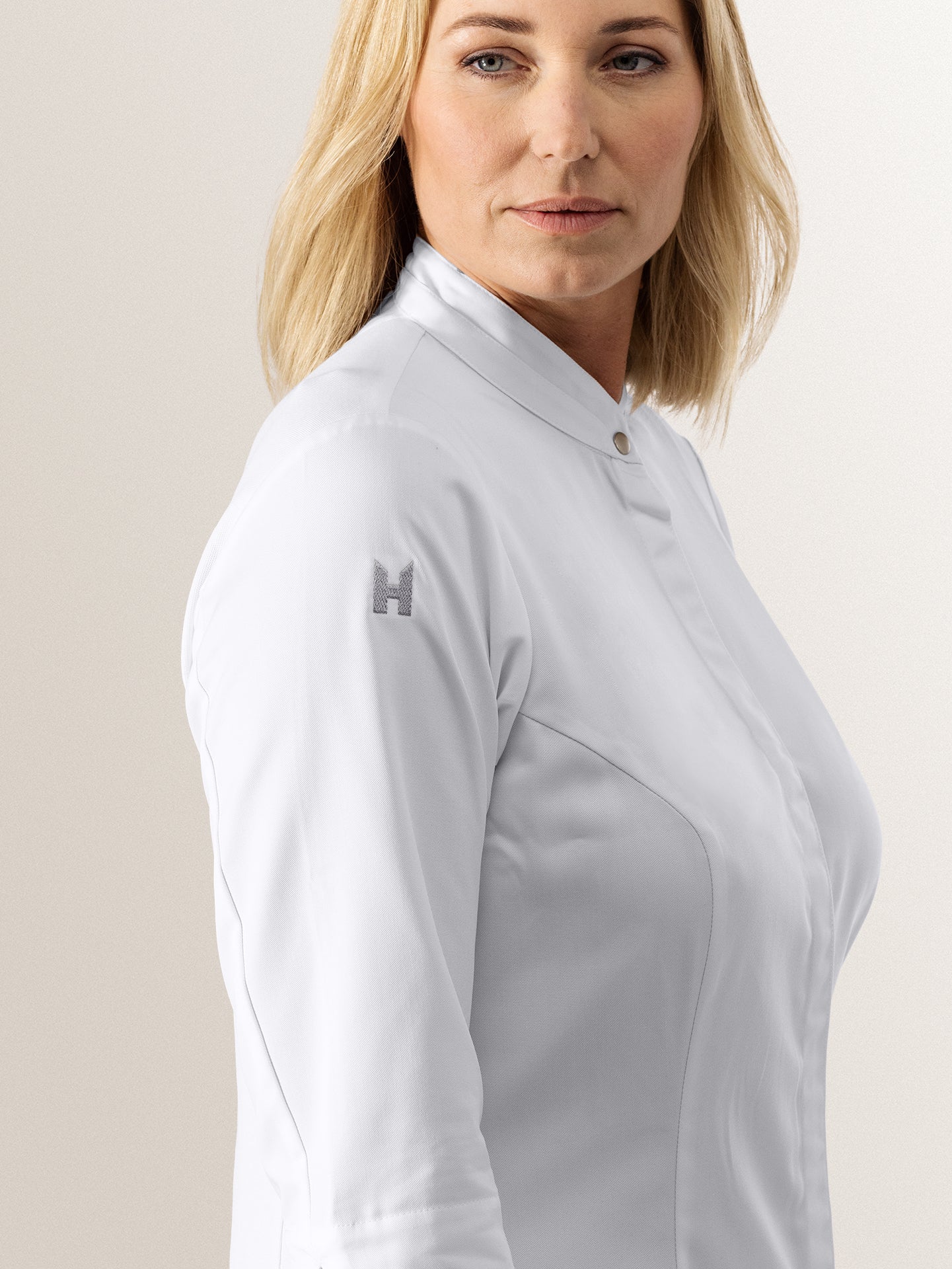 Chaqueta Le Nouveau Chef Mujer Esmee Blanca