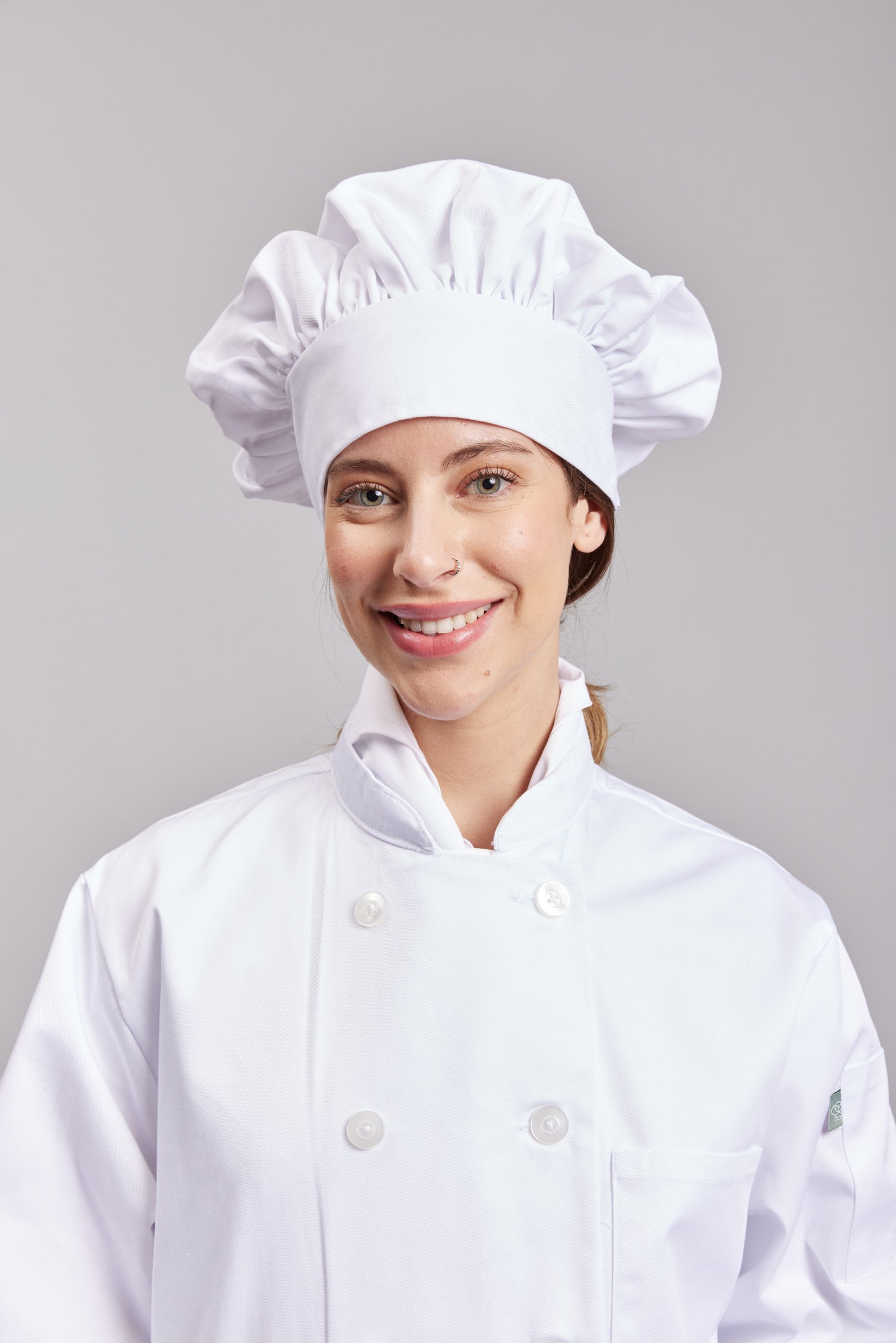 Gorro Champiñón Prime Chef Blanco