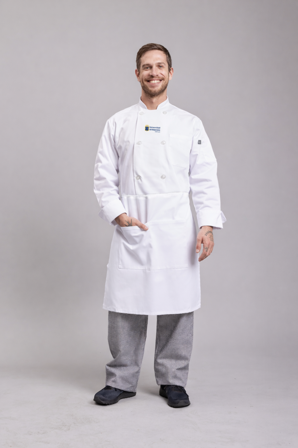 Set Uniforme Estudiante Cocina Universidad de Valparaíso Unisex