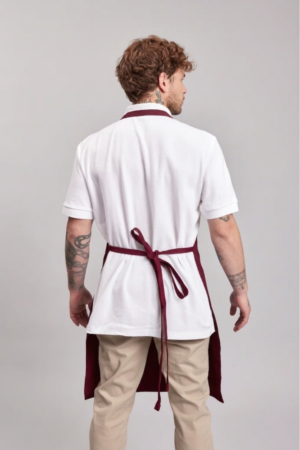 Delantal Pechera Prime Chef Gladstone Burgundy