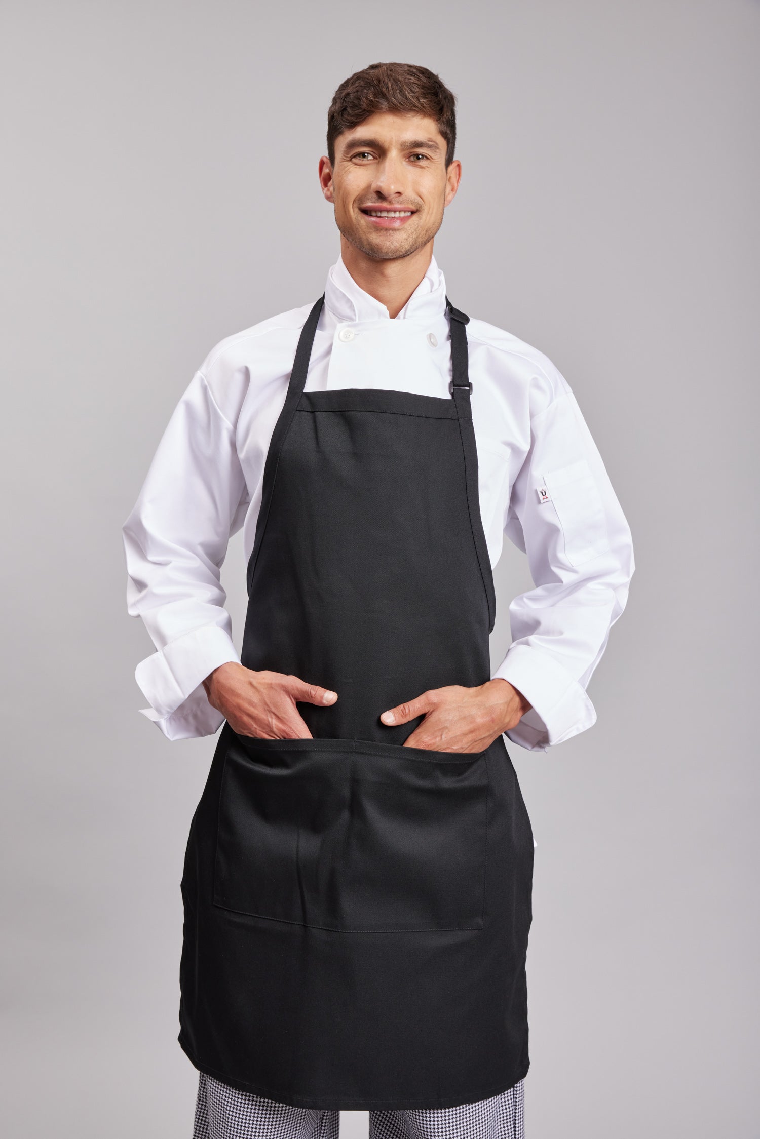 Delantal Pechera Prime Chef Sydney Negro