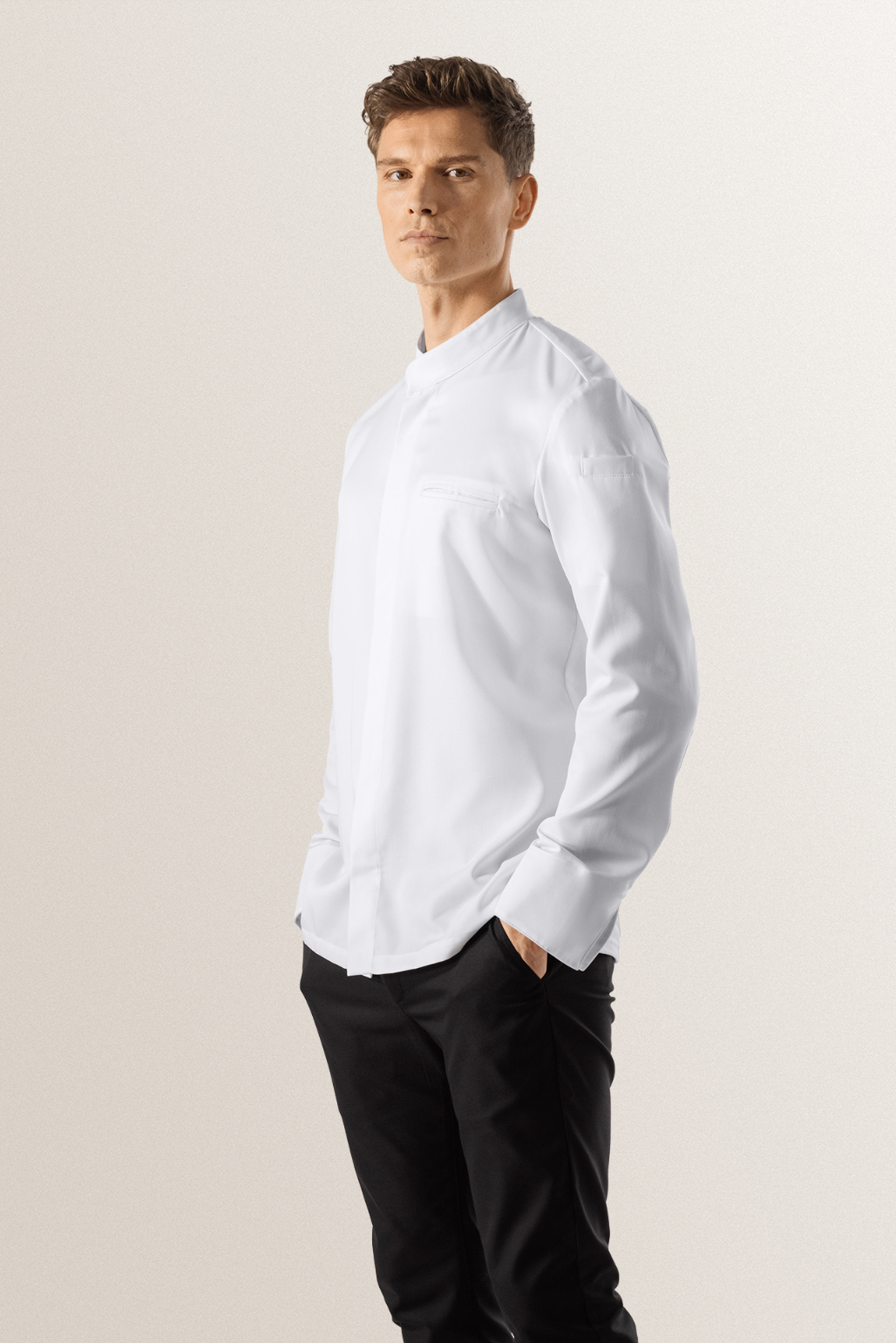 Chaqueta Le Nouveau Chef Alain Blanca