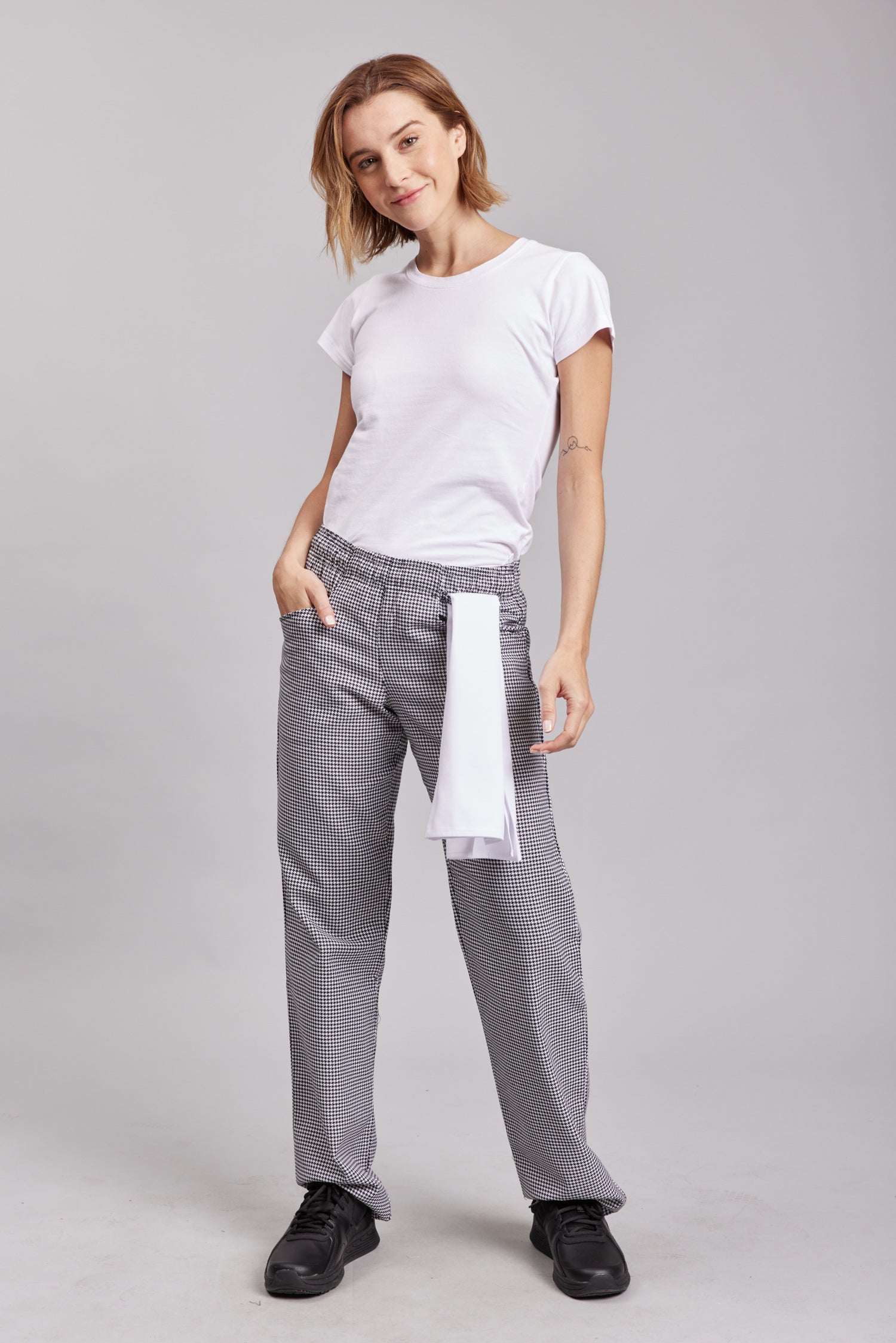 Pantalones Prime Chef Mujer Baggy Cuadros
