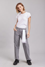 Pantalones Prime Chef Mujer Baggy Cuadros