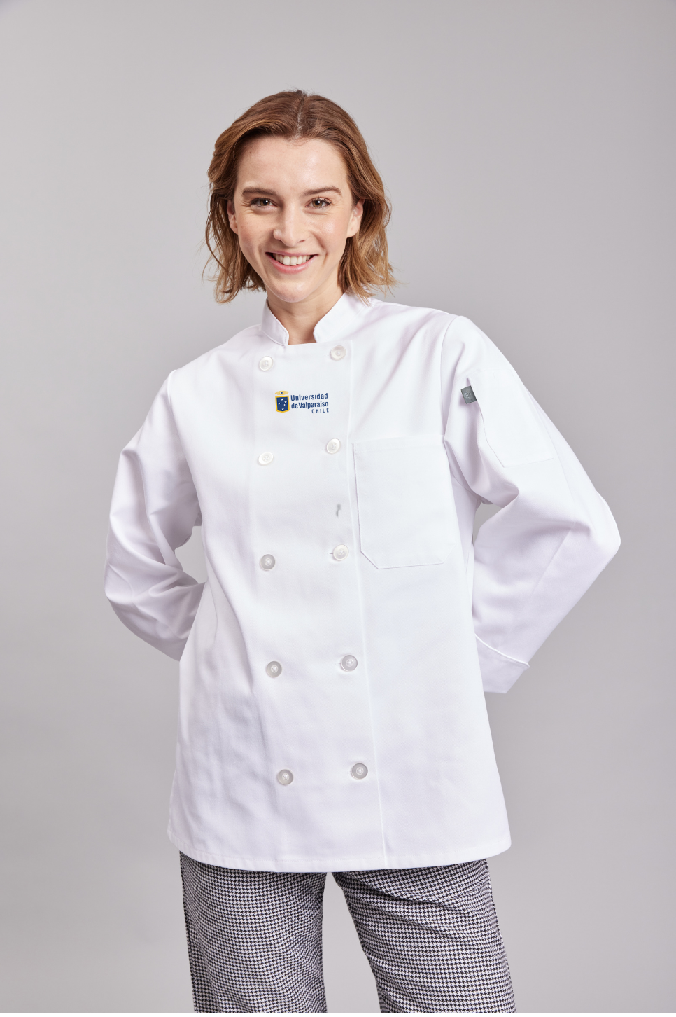 Set Uniforme Estudiante Cocina Universidad de Valparaíso Mujer