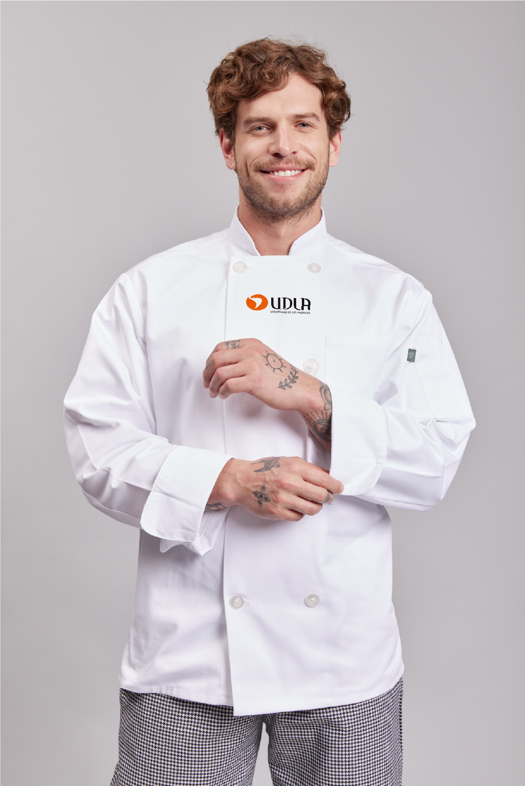 Set Uniforme Estudiante Cocina UDLA Clásico Unisex