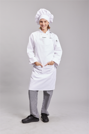Set Uniforme Estudiante Cocina Culinary Inicial Mujer