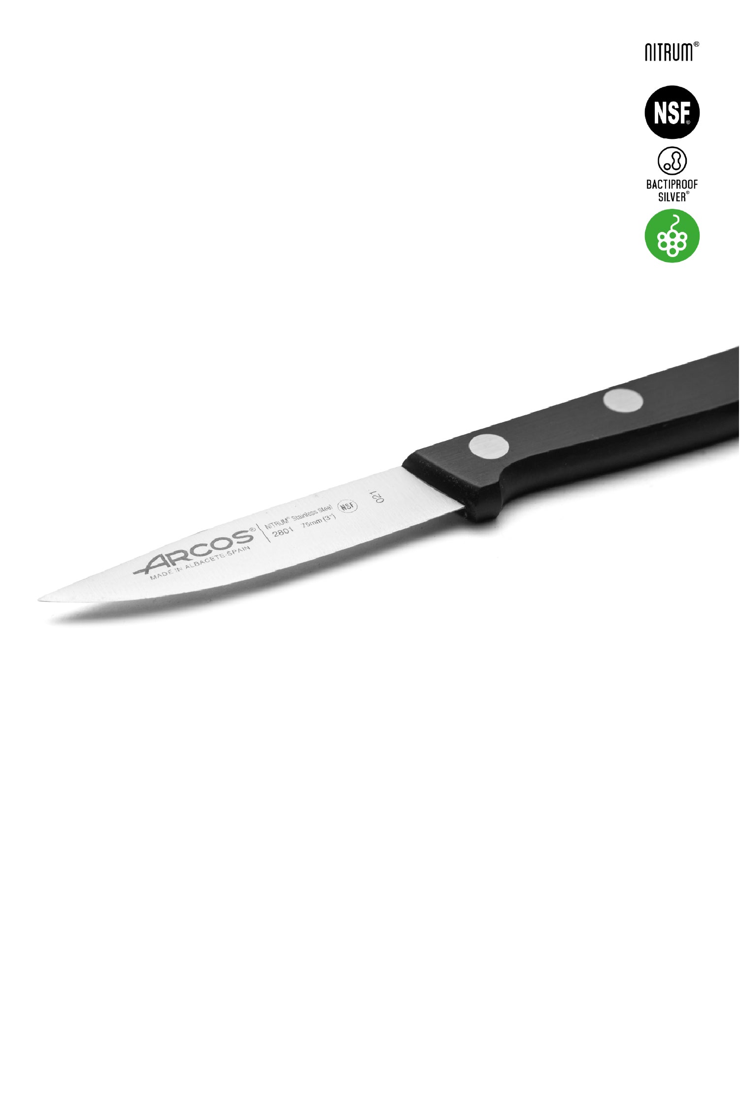 Cuchillo puntilla premium Arcos 7.5cm Línea Universal