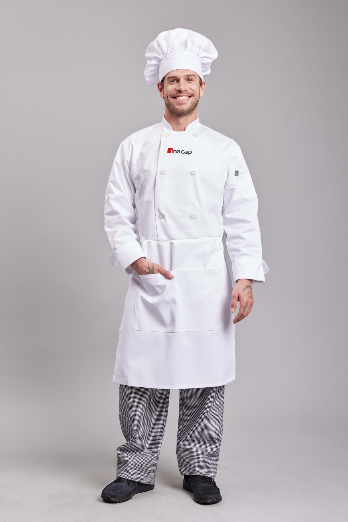 Set Uniforme Estudiante Cocina Inacap Oficial Unisex