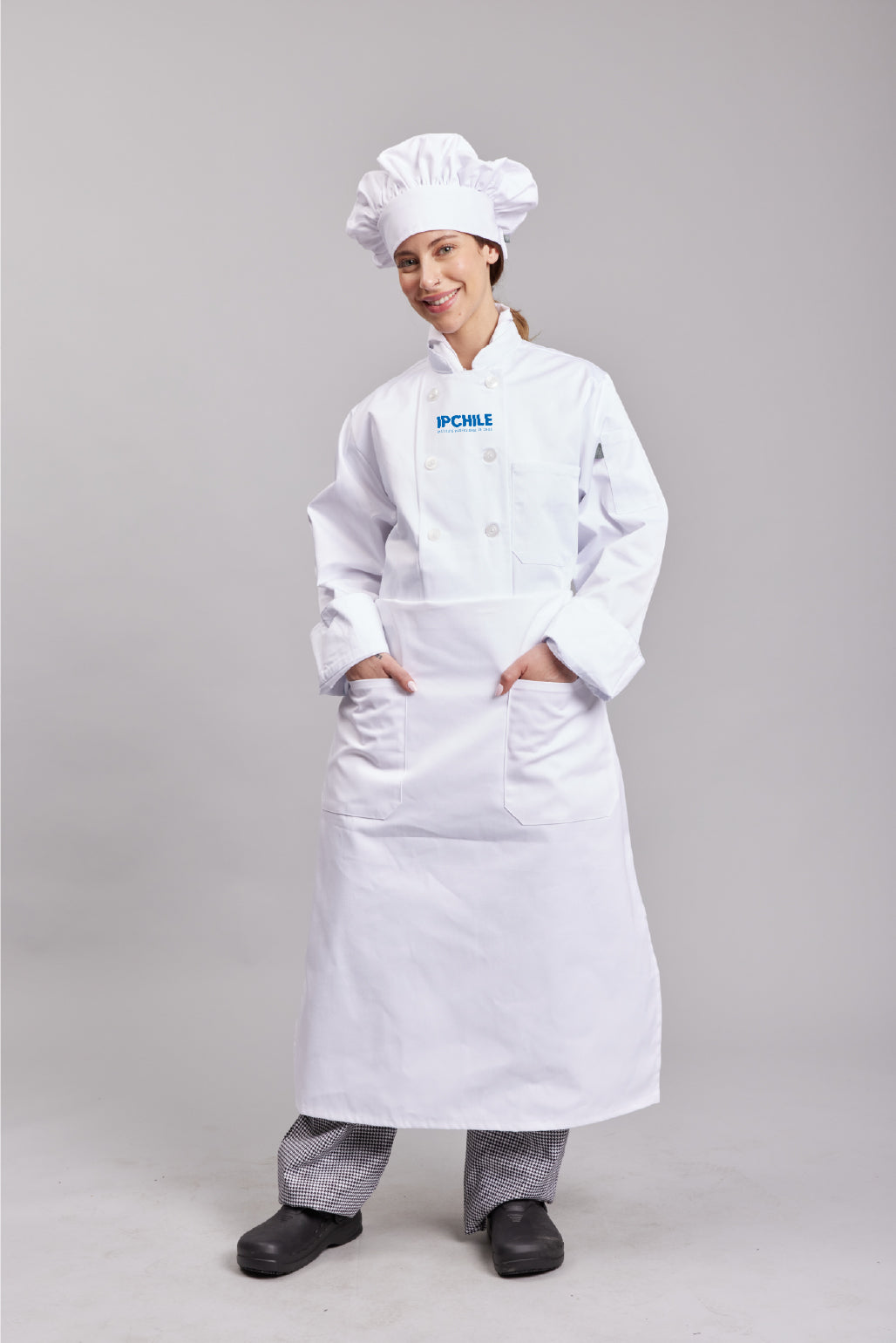 Set Uniforme Estudiante Cocina IP Chile Clásico Mujer
