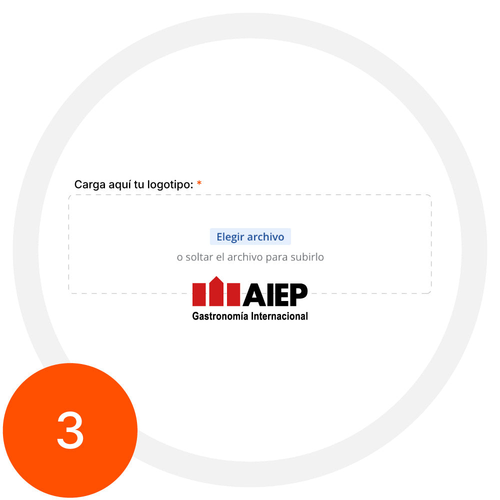 Carga la imagen de tu logotipo