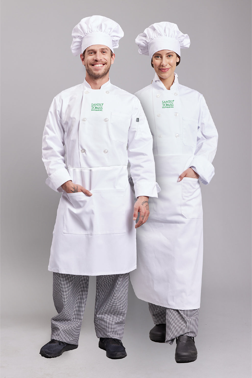 Set Uniforme Estudiante Cocina Universidad Santo Tomás Clásico Unisex